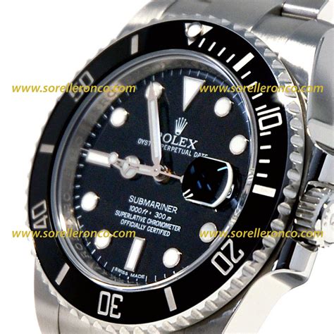 rolex submariner nero peso|rolex submariner.